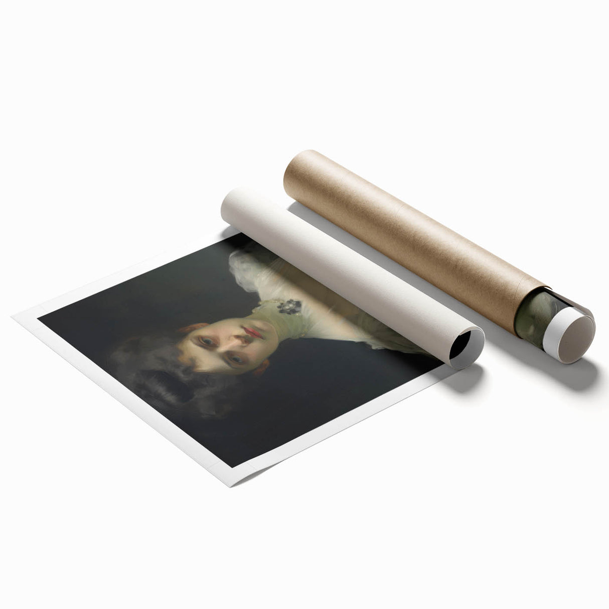 Timeless Vintage Portrait – Classic Elegant Woman Wall Art