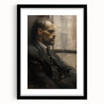 Classic Portrait Artwork – Vintage Man in Reflection Wall Art