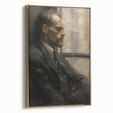 Classic Portrait Artwork – Vintage Man in Reflection Wall Art