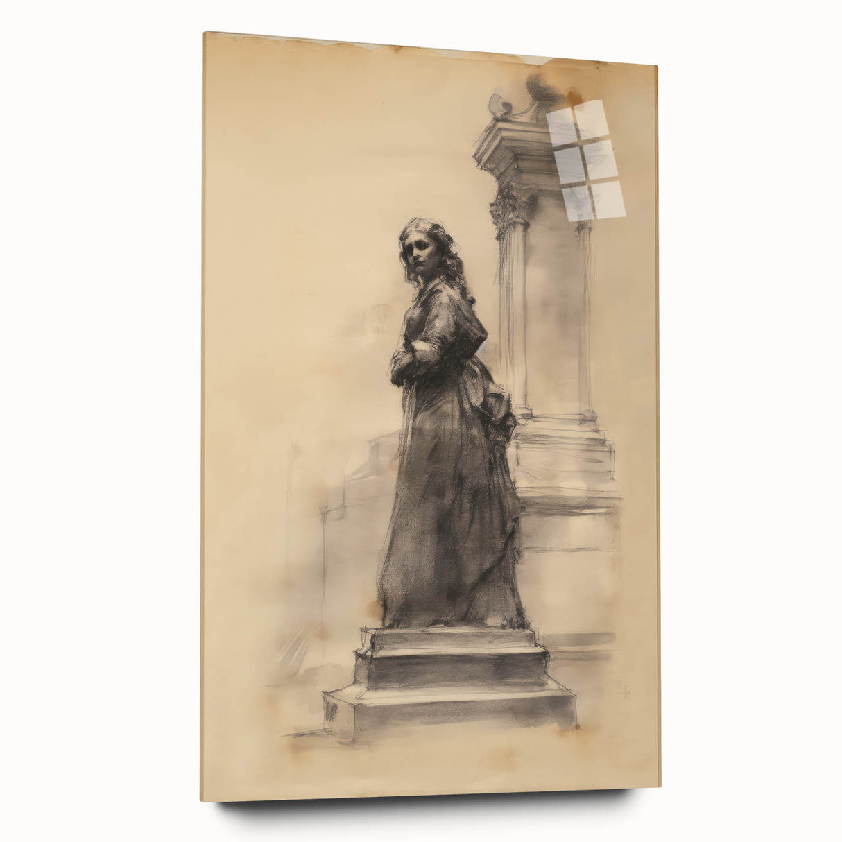 Vintage Portrait Art - Elegant Antique Portrait Prints on Canvas