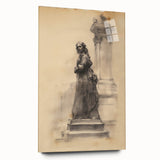 Vintage Portrait Art - Elegant Antique Portrait Prints on Canvas