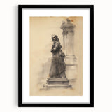 Vintage Portrait Art - Elegant Antique Portrait Prints on Canvas