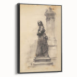 Vintage Portrait Art - Elegant Antique Portrait Prints on Canvas