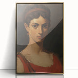Classic Portrait Artwork - Elegant Vintage Woman Wall Art