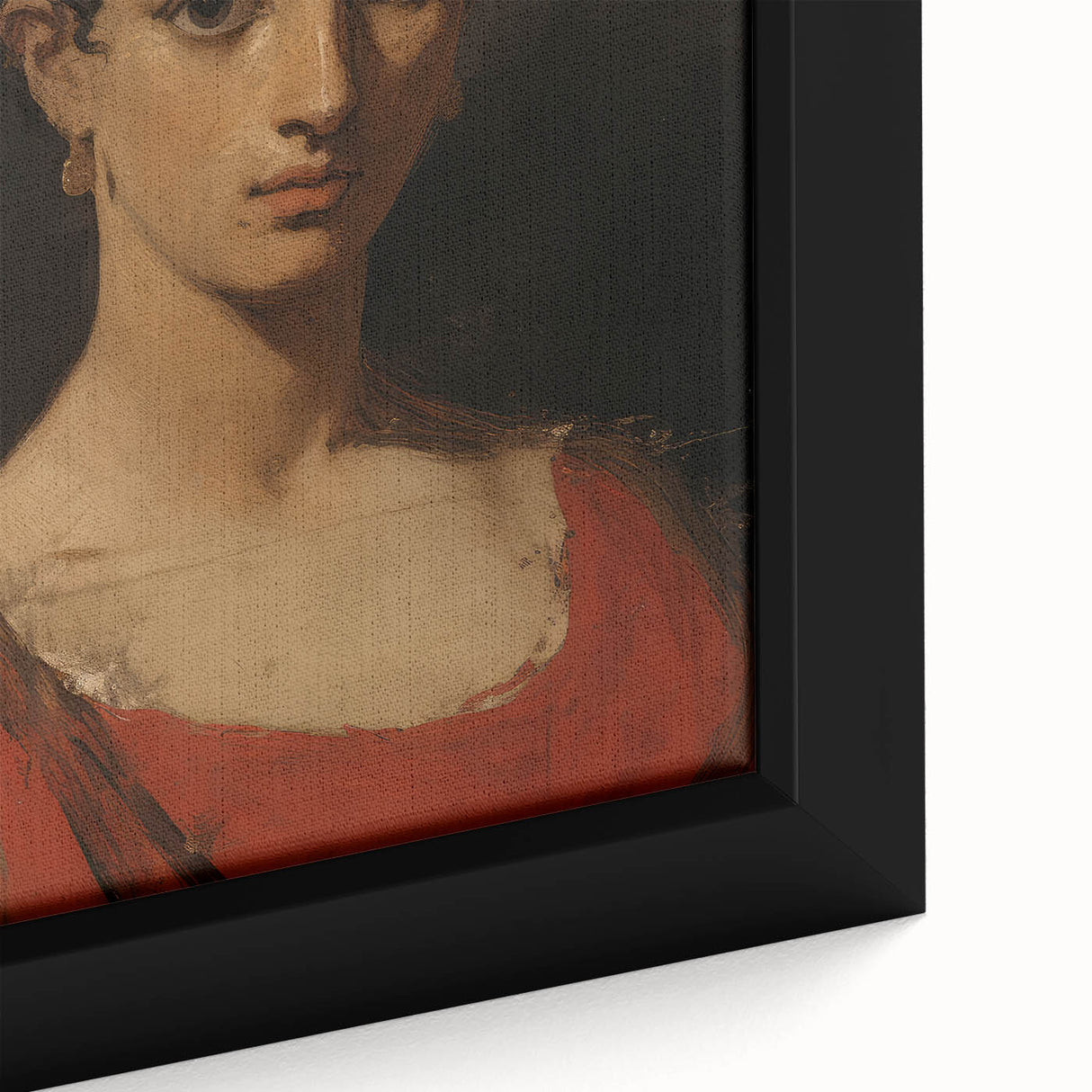 Classic Portrait Artwork - Elegant Vintage Woman Wall Art