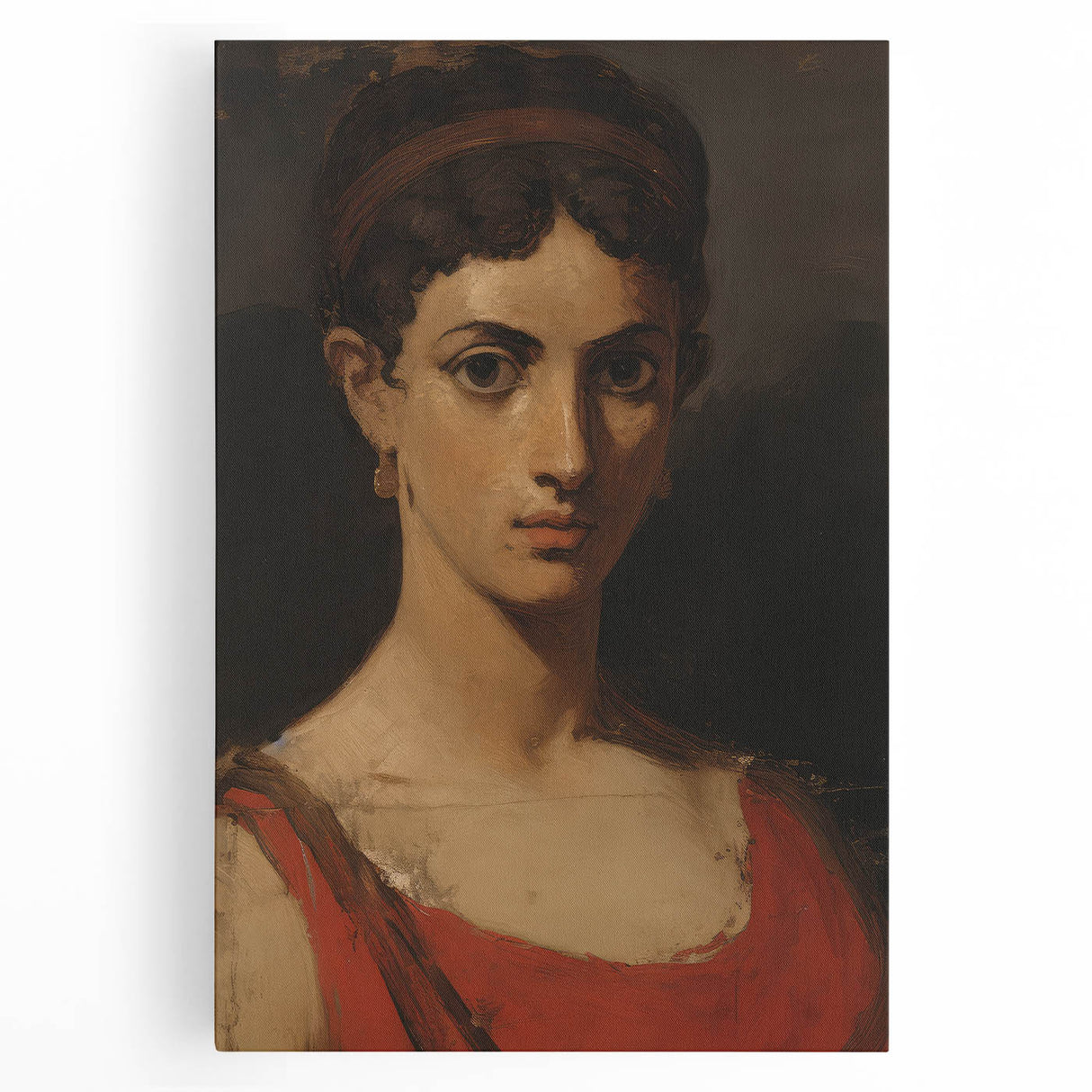 Classic Portrait Artwork - Elegant Vintage Woman Wall Art