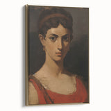 Classic Portrait Artwork - Elegant Vintage Woman Wall Art