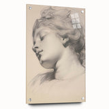Timeless Vintage Portrait - Classic Sketch of Elegance Wall Art