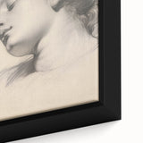 Timeless Vintage Portrait - Classic Sketch of Elegance Wall Art