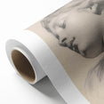Timeless Vintage Portrait - Classic Sketch of Elegance Wall Art