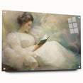 Vintage Portrait Art | Dreamy Portrait of Woman Reading