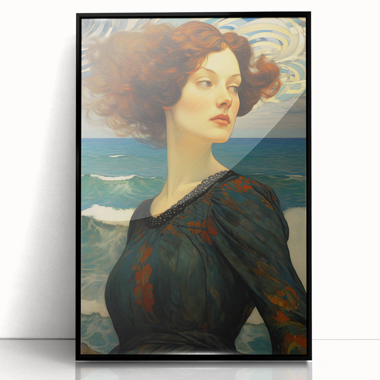 Antique Portrait Prints - Elegant Oceanic Vintage Wall Art