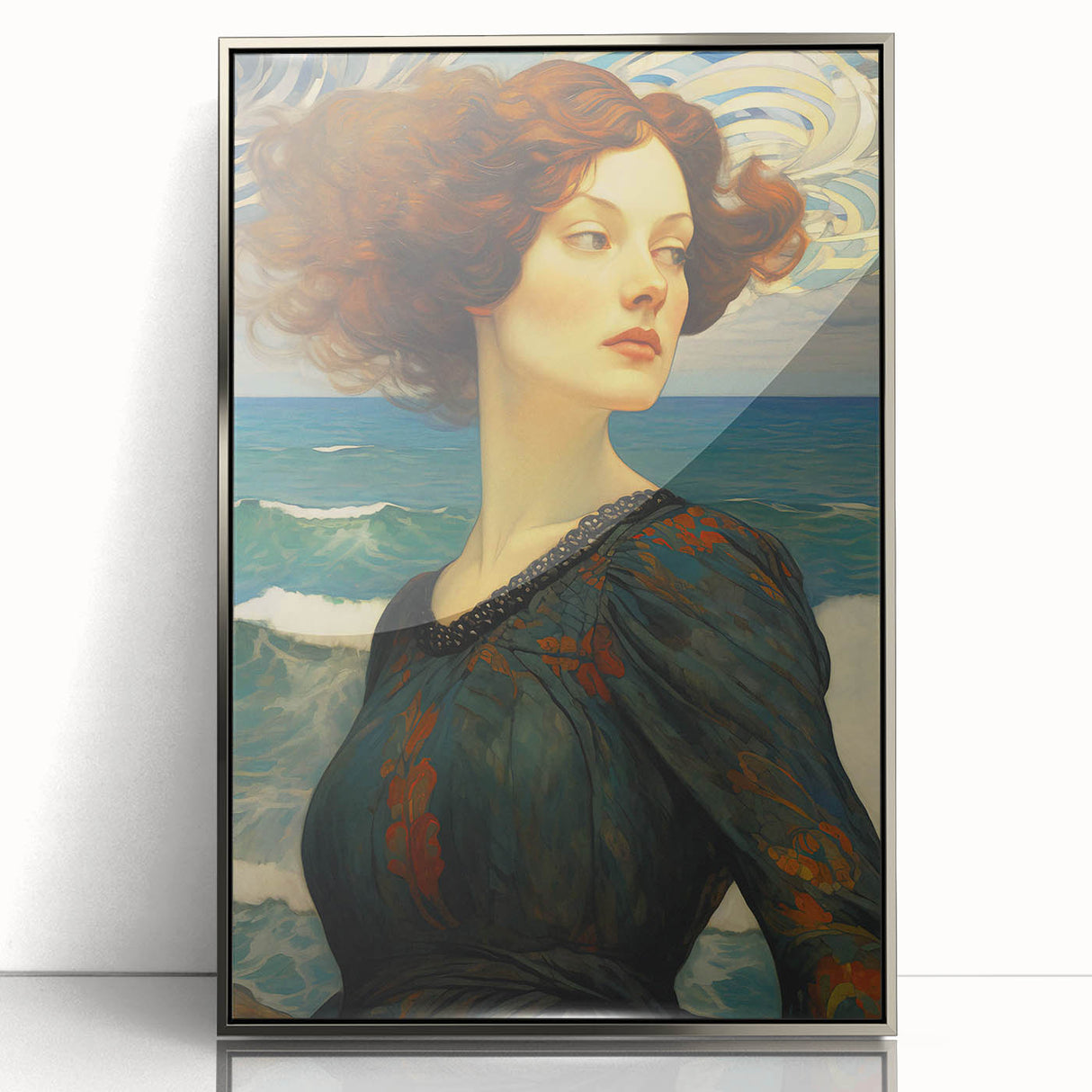 Antique Portrait Prints - Elegant Oceanic Vintage Wall Art