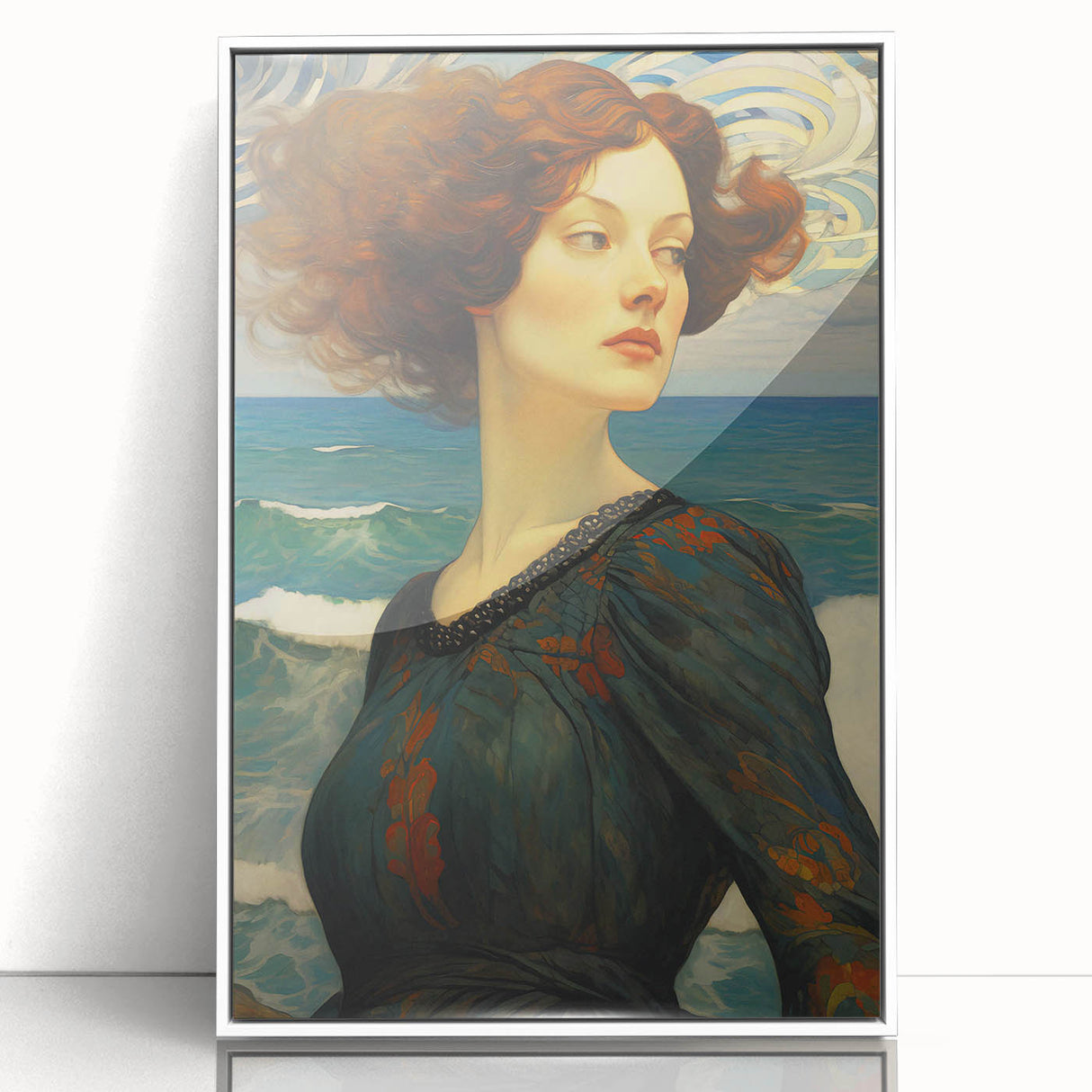 Antique Portrait Prints - Elegant Oceanic Vintage Wall Art