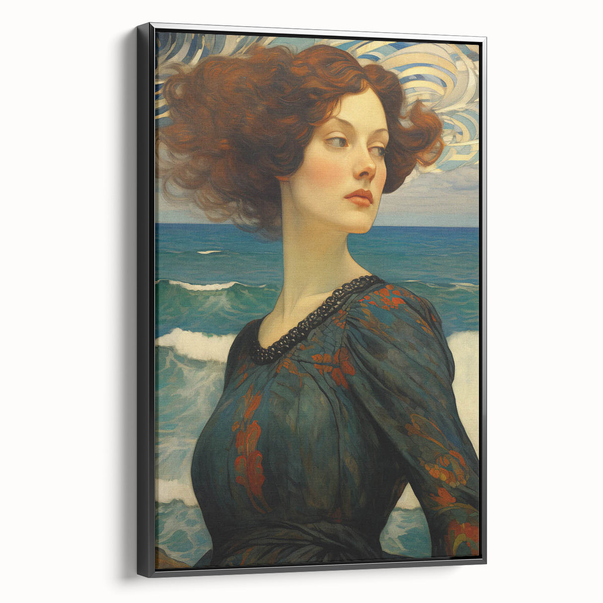 Antique Portrait Prints - Elegant Oceanic Vintage Wall Art