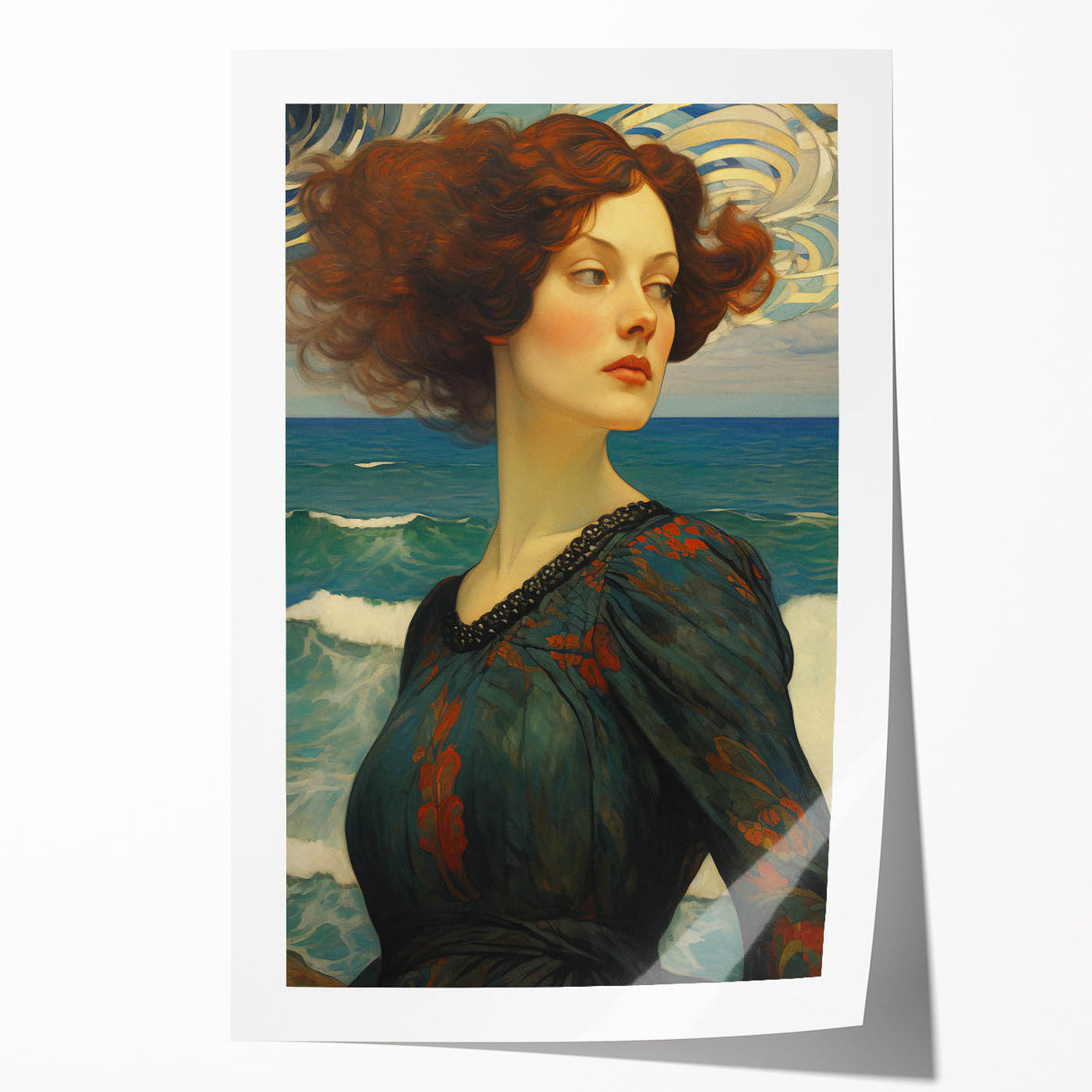 Antique Portrait Prints - Elegant Oceanic Vintage Wall Art