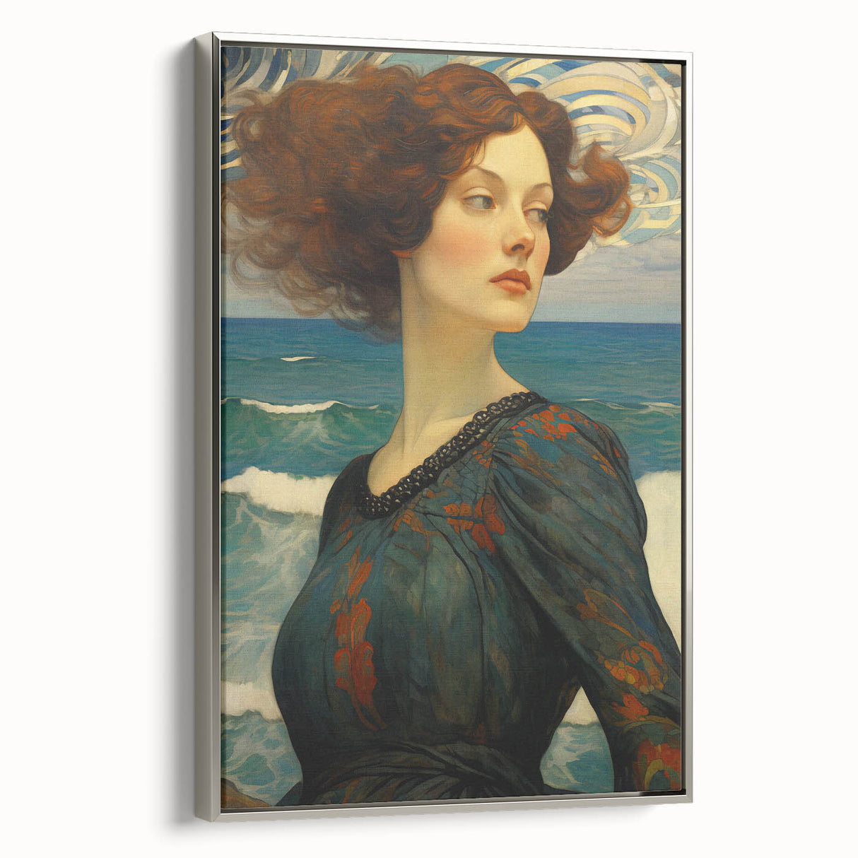Antique Portrait Prints - Elegant Oceanic Vintage Wall Art