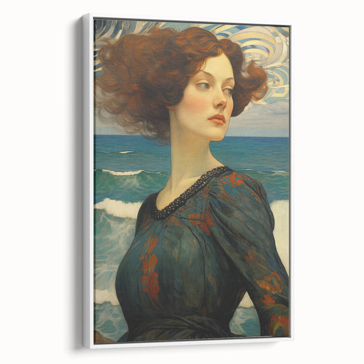 Antique Portrait Prints - Elegant Oceanic Vintage Wall Art