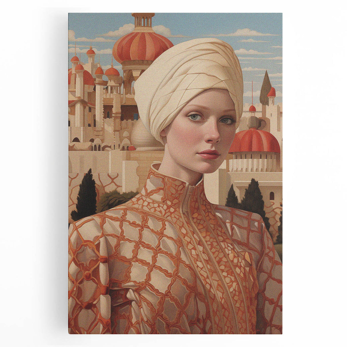 Antique Portrait Prints - Majestic Oriental Vintage Wall Art