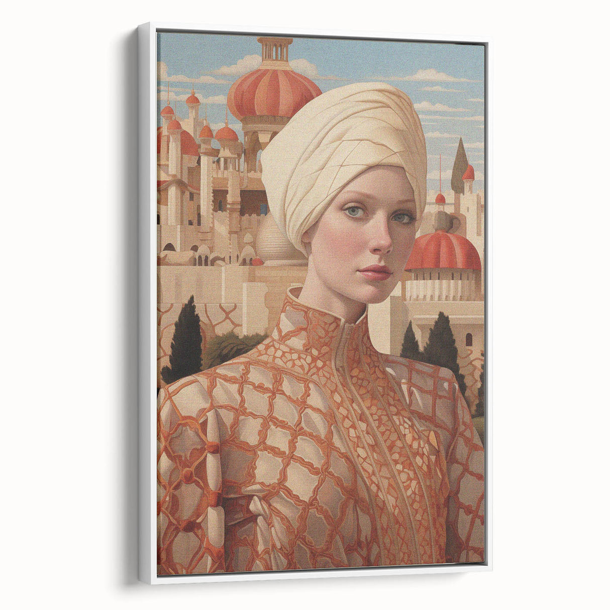 Antique Portrait Prints - Majestic Oriental Vintage Wall Art