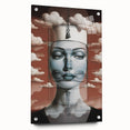 Retro Portrait Canvas - Surreal Vintage Dreamscape Wall Art