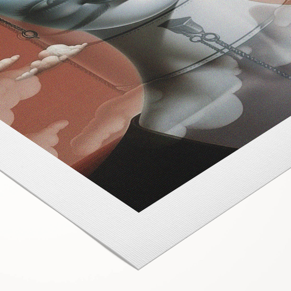 Retro Portrait Canvas - Surreal Vintage Dreamscape Wall Art
