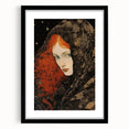 Antique Portrait Prints - Mysterious Red-Haired Woman Wall Art