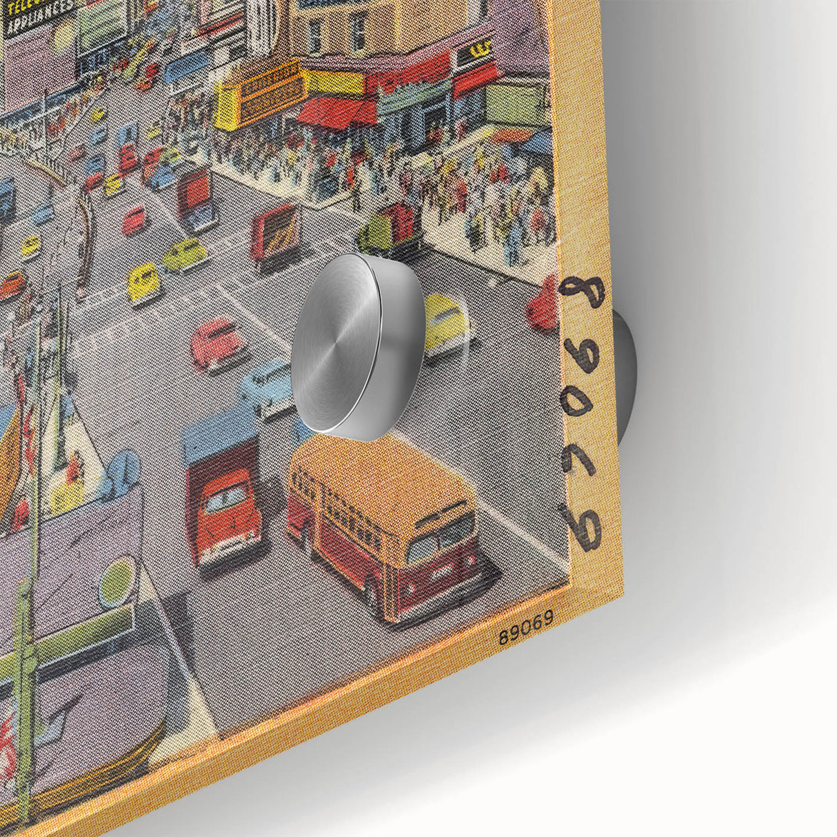 Times Square Vintage Travel Poster – Retro New York City Art