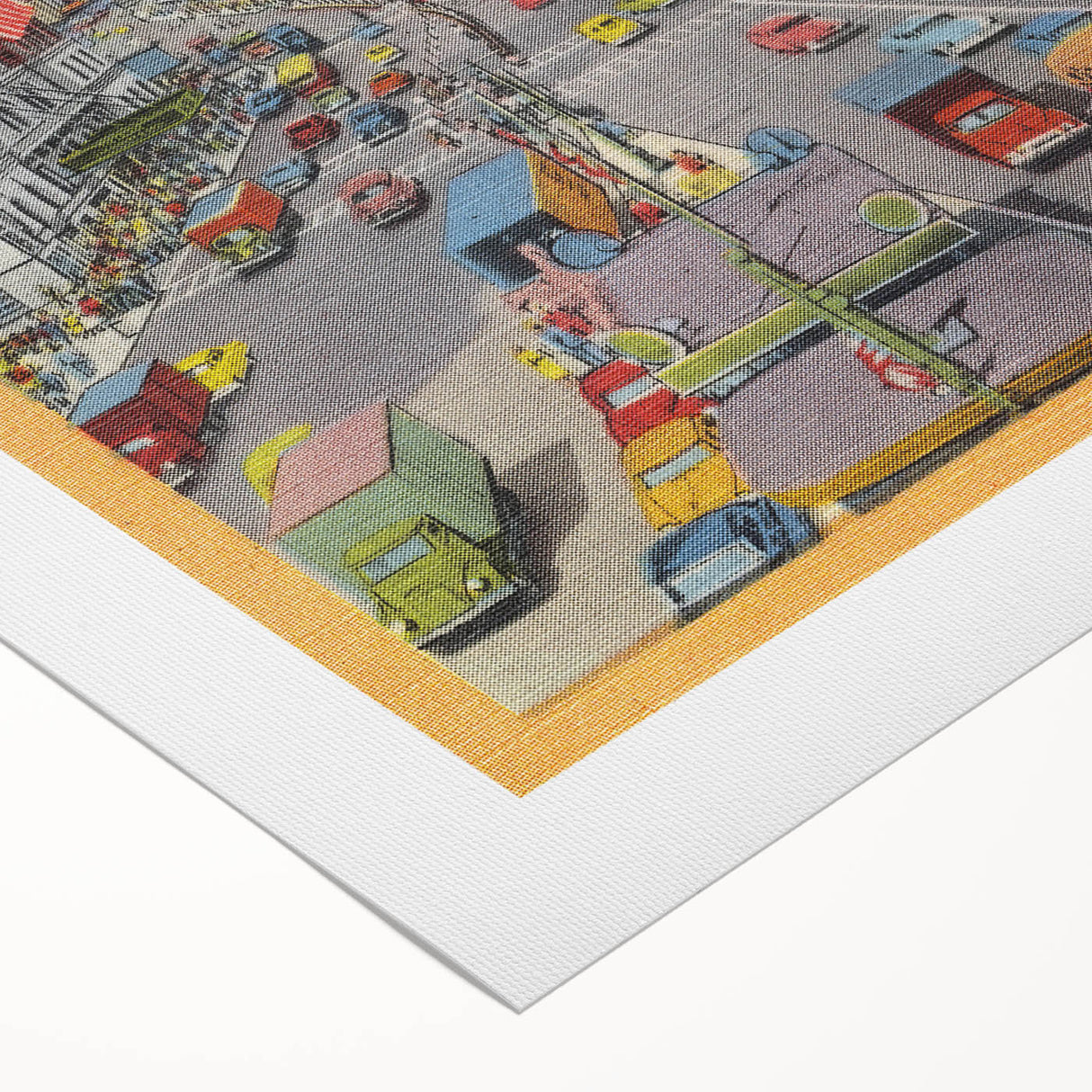 Times Square Vintage Travel Poster – Retro New York City Art