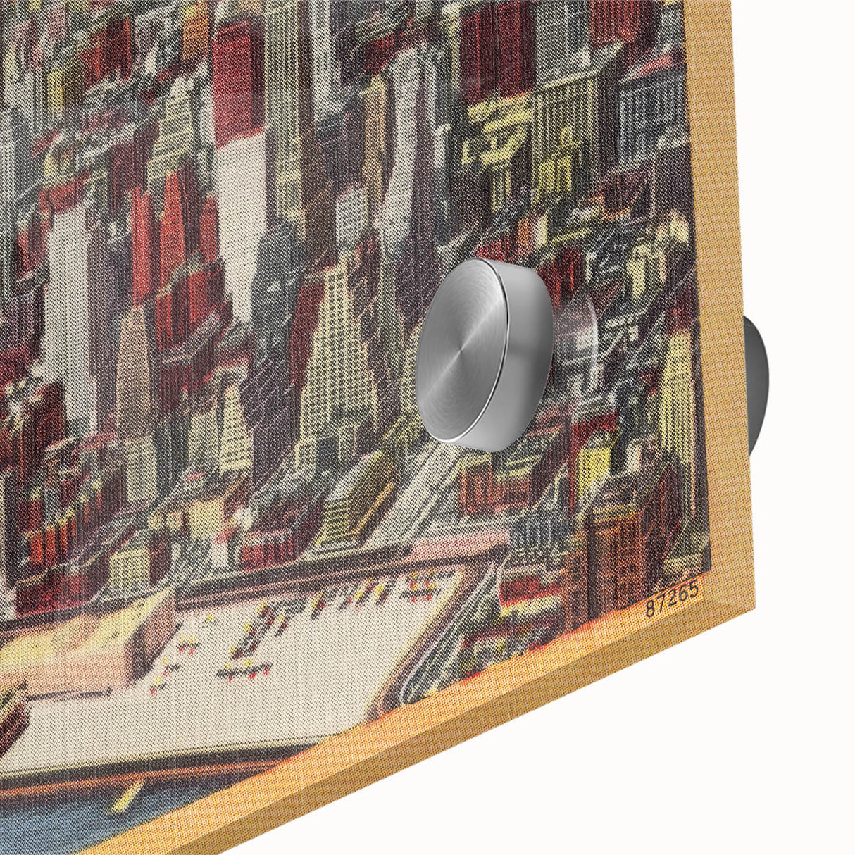 New York City Skyline Poster – Vintage Aerial Travel Art