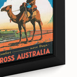Vintage Trans-Australian Railway Poster – Classic Travel Art Print