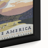 Vintage Montana Travel Poster – Classic Mountain Art Print