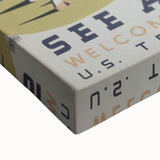 Vintage Montana Travel Poster – Classic Mountain Art Print