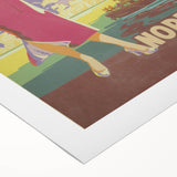 Vintage Hong Kong Travel Poster – Classic Airline Art Print