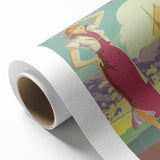 Vintage Hong Kong Travel Poster – Classic Airline Art Print