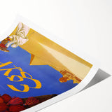 Vintage Egypt Travel Poster – Retro Camel and Pyramids Wall Art