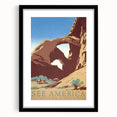 Vintage See America Travel Poster – Retro National Park Art