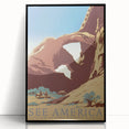 Vintage See America Travel Poster – Retro National Park Art