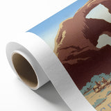 Vintage See America Travel Poster – Retro National Park Art