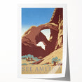 Vintage See America Travel Poster – Retro National Park Art