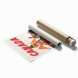 Vintage Canada Travel Poster – Retro Vacations Unlimited Art