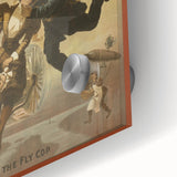 Vintage Airship Poster – Retro Musical Comedy Travel Art