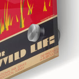 Vintage Wildlife Poster – Retro Save Our Wildlife Travel Art