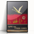 Vintage Wildlife Poster – Retro Save Our Wildlife Travel Art