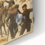 Vintage Klondike Travel Poster – Retro Gold Rush Adventure Art