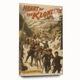 Vintage Klondike Travel Poster – Retro Gold Rush Adventure Art