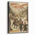 Vintage Klondike Travel Poster – Retro Gold Rush Adventure Art
