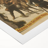 Vintage Klondike Travel Poster – Retro Gold Rush Adventure Art