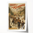 Vintage Klondike Travel Poster – Retro Gold Rush Adventure Art
