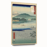 Vintage Japan Travel Poster – Retro Mount Fuji Landscape Art